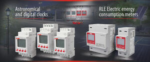 Electric energy consumption meters ans astronomical and digital clocks
