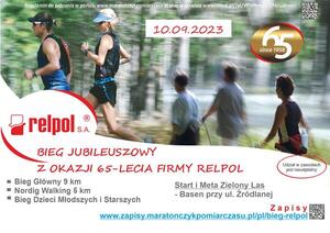 Bieg Jubileuszowy z okazji 65-lat Relpol SA