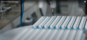 How is a miniature relay made