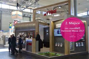 II. Miejsce StandOUT Hannover Messe 2017 Relpol