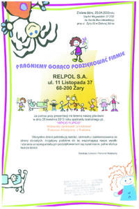 POdziękowania szpital