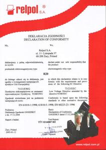 Deklaracja zgodności R20