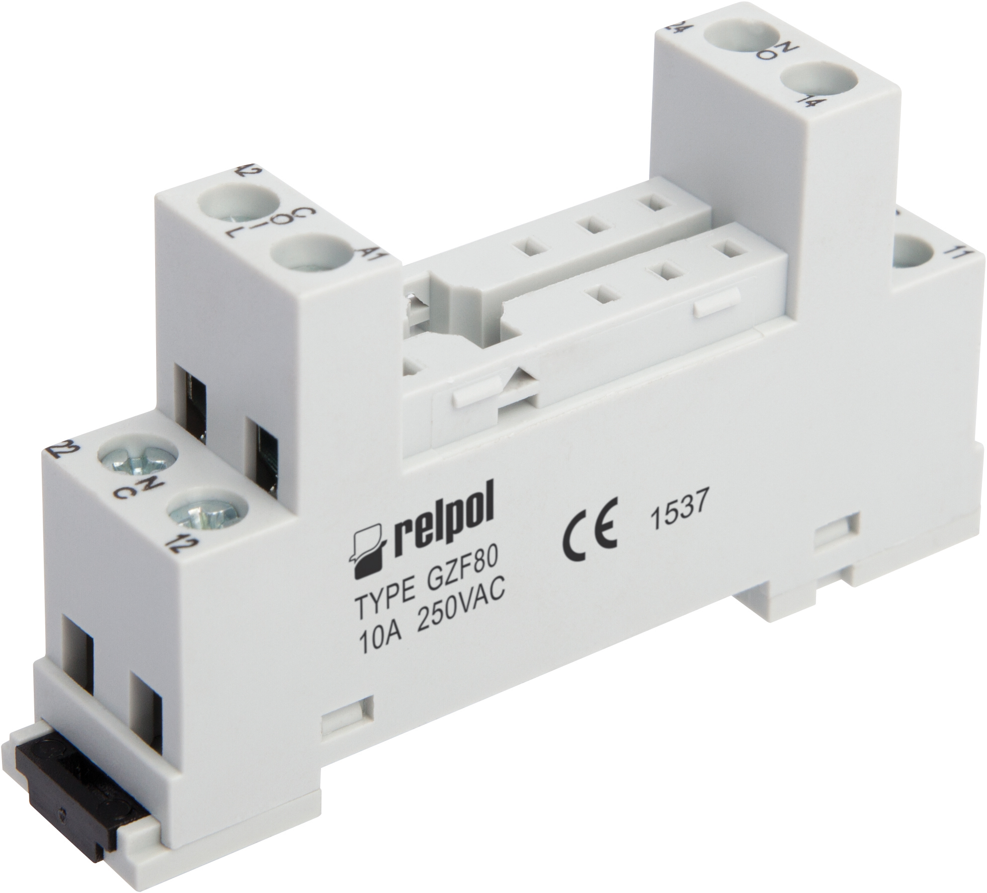 Socket GZF80 screw terminals / Sockets for miniature relays RELPOL S.A.