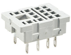Socket SU4/2L - solder terminals, Sockets for R2N, R3N, R4N