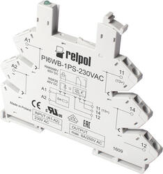 Kолодки PI6WB-1PS - c пружинными зажимами, Контактные колодки и аксессуары для интерфейсных реле