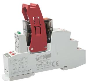Relpol Interface relays  PI84P with socket push-in GZP80