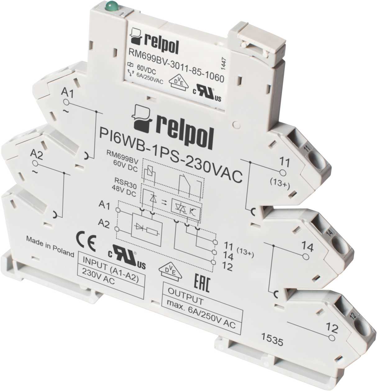 / Relay PIR6WB-1PSInterface relays - RELPOL S.A.