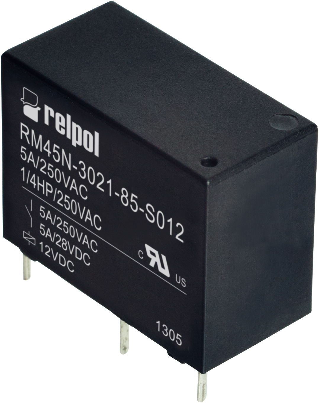 / Relay RM45N Miniature PCB power relays RELPOL S.A.