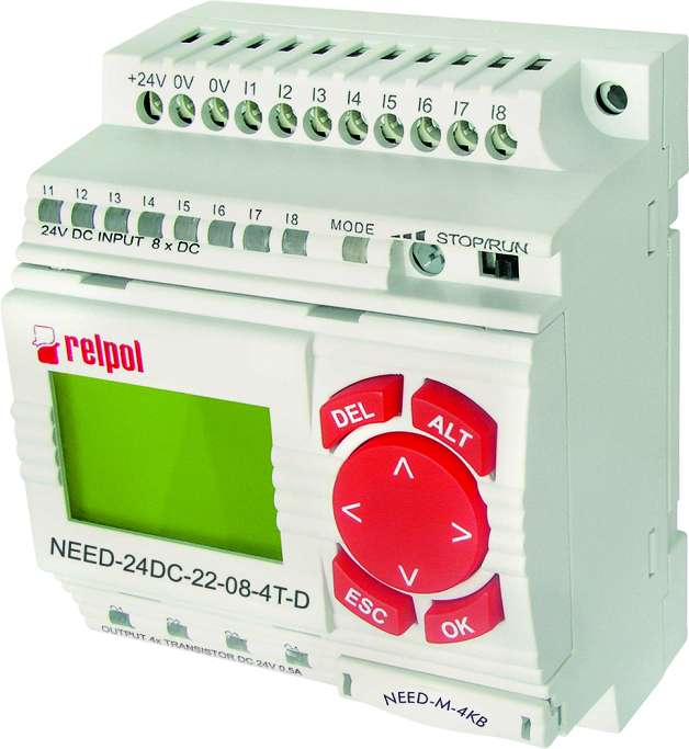 / Programmable relays NEED 8 inputs / 4 outputs with LCD display 859359 NEED24DC22084RD