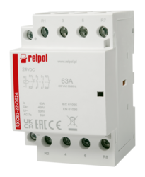 Installation contactors RXC63, Installation contactors RXC series