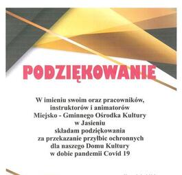 Podziękowanie Relpol